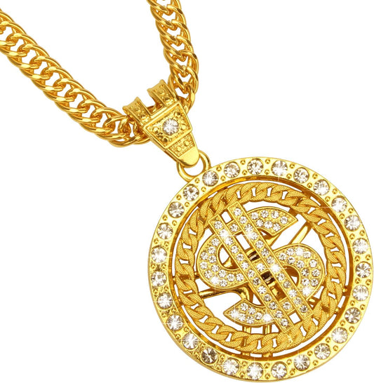 18K Gold Plated Hip Hop Chain Pendant