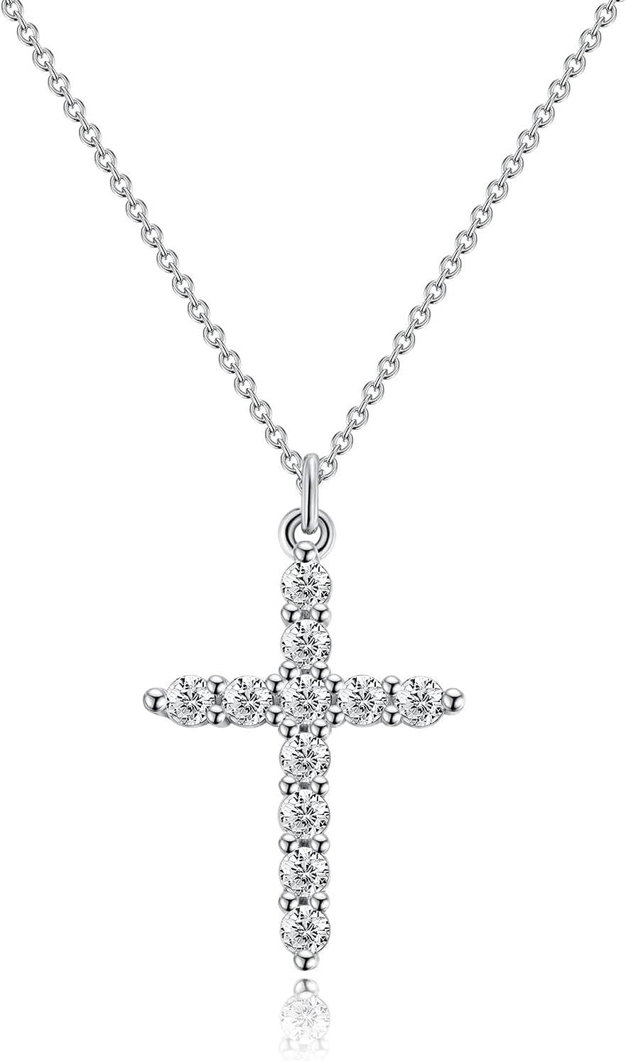 Upgraded Crown Cross Necklace for Women
