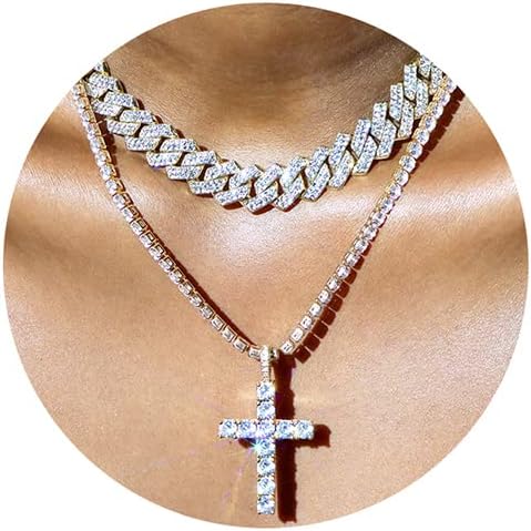 Cross Pendant Diamond Chain for Religious