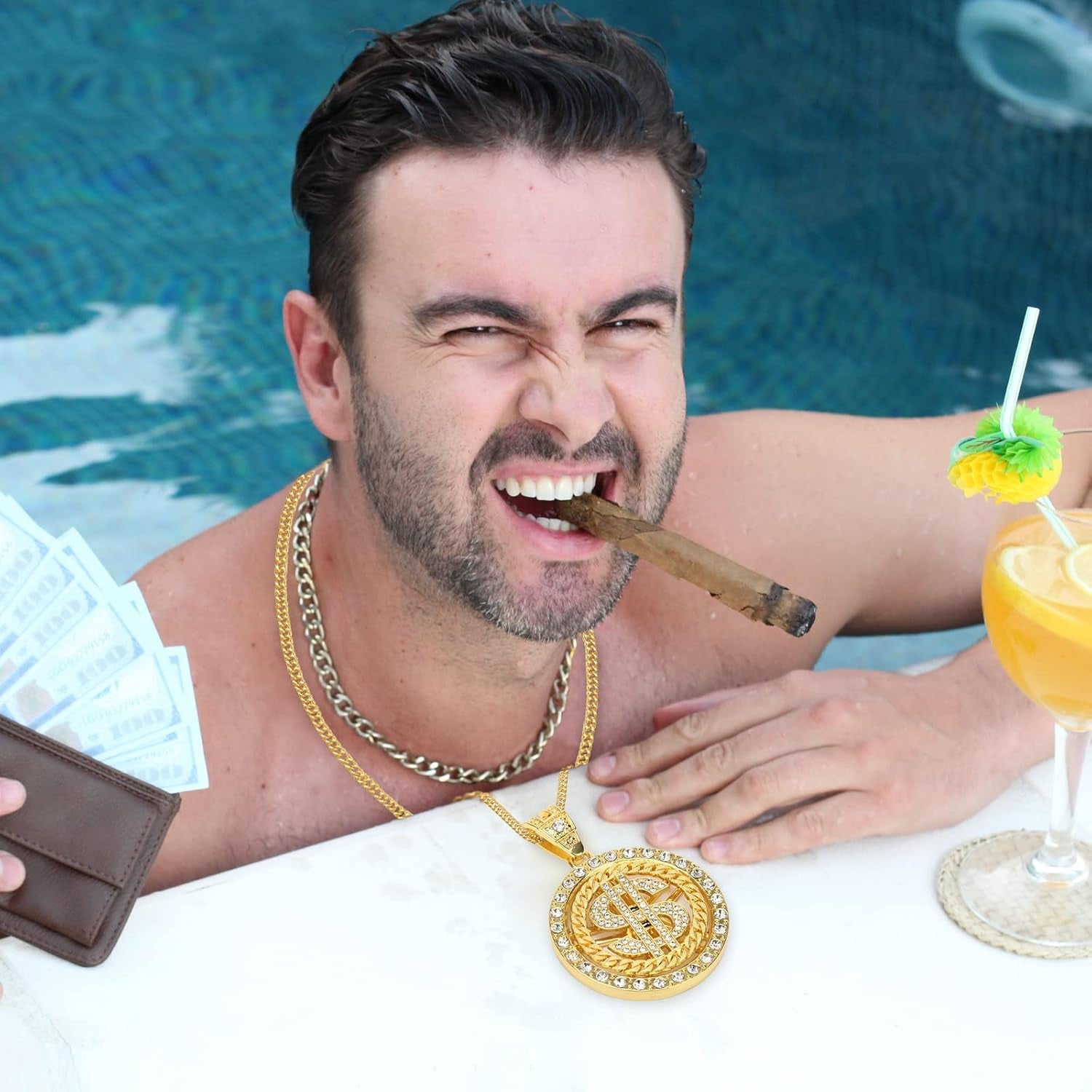 18K Gold Plated Hip Hop Chain Pendant