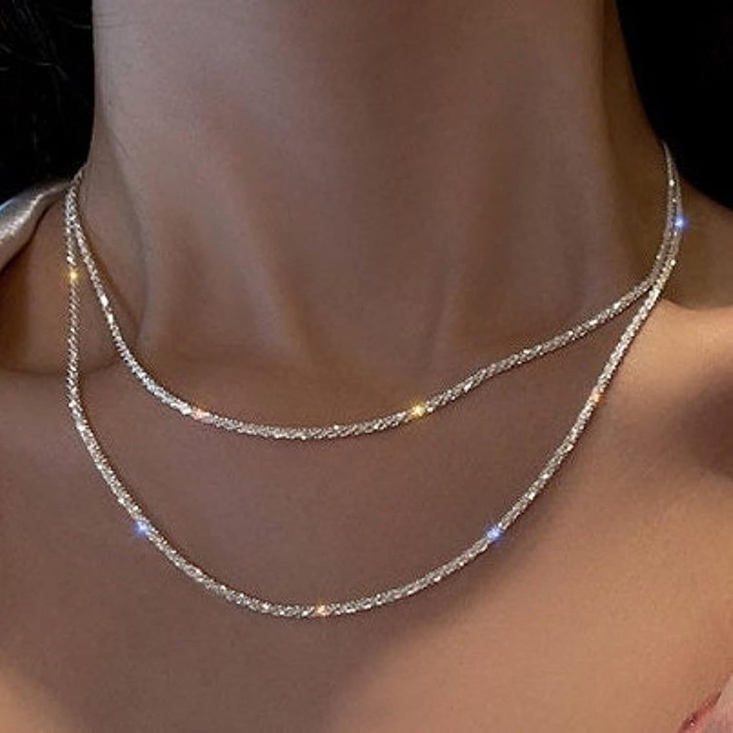 Herringbone Choker Necklace for Women
