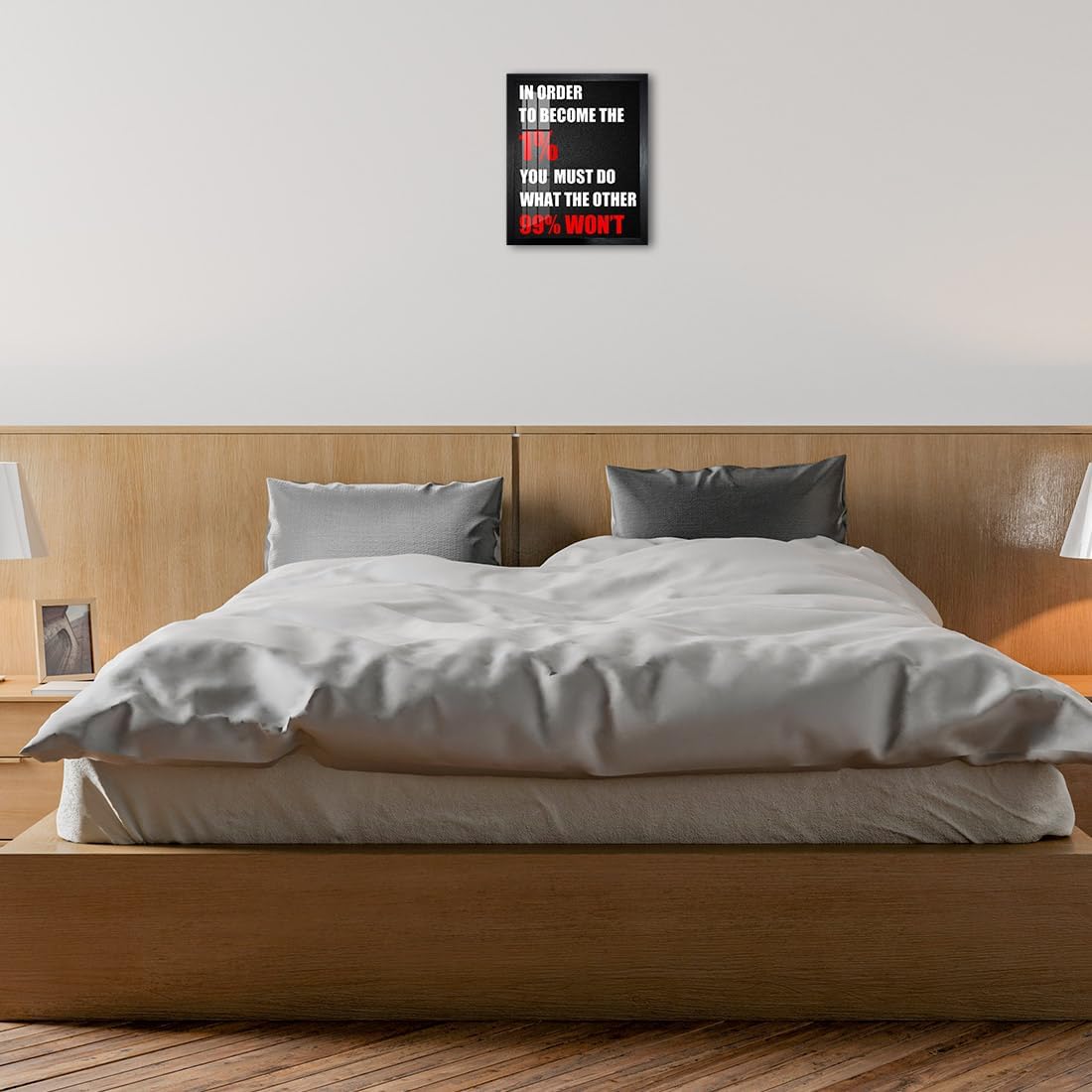 motivation framed canvas (10L X 8W, Framed)