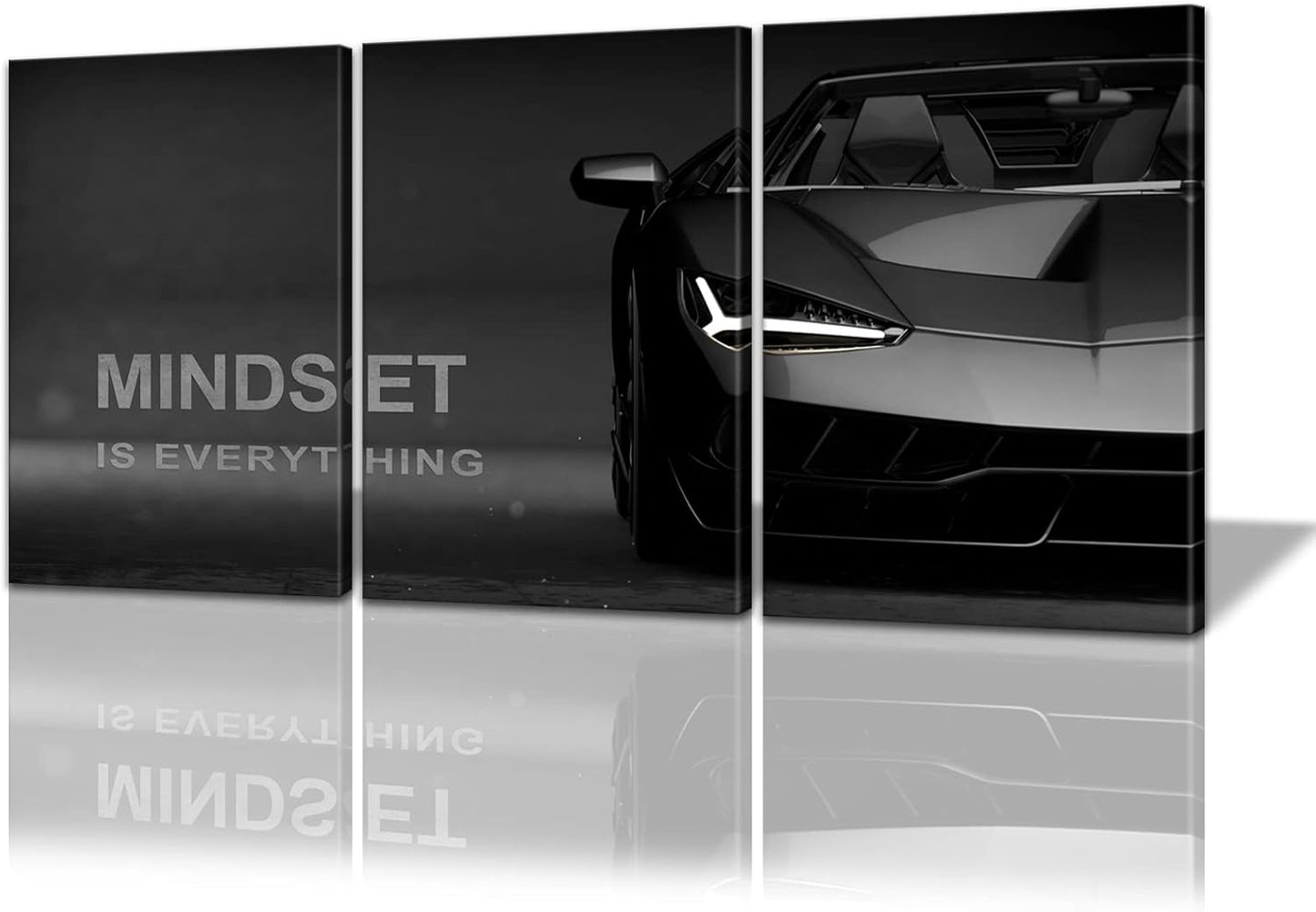 Motivational Lamborghini Posters Set 3 Piece