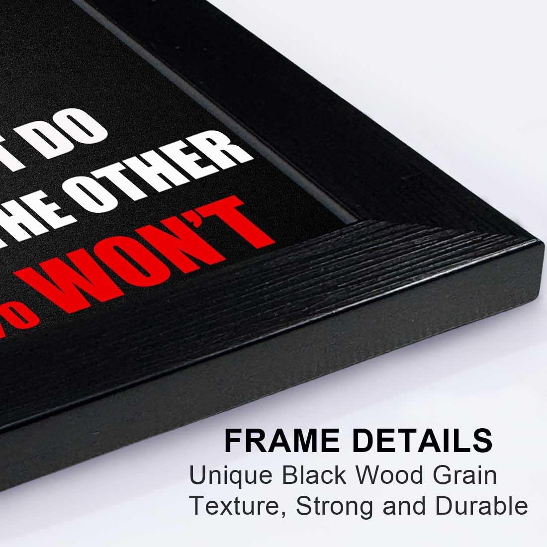 motivation framed canvas (10L X 8W, Framed)