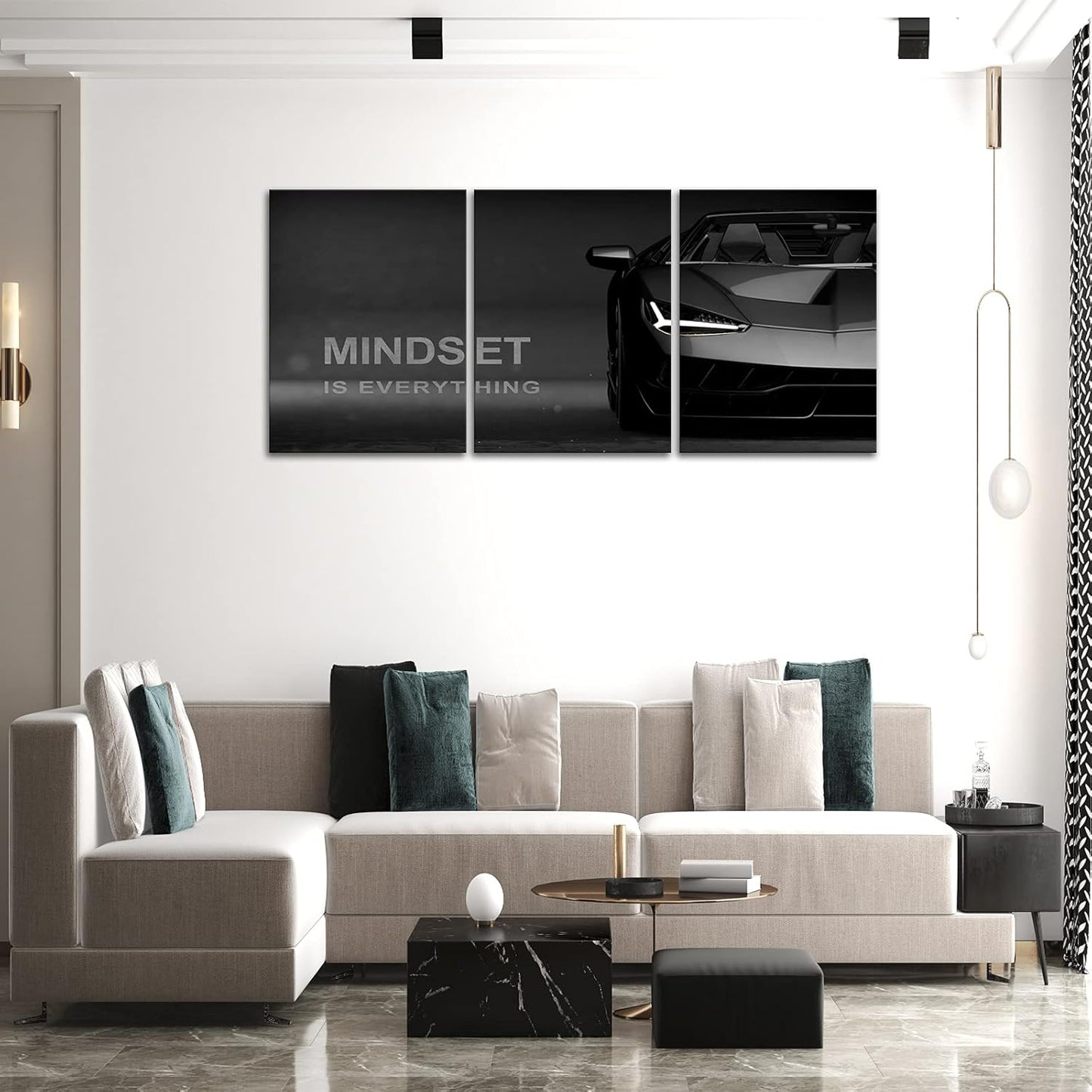 Motivational Lamborghini Posters Set 3 Piece