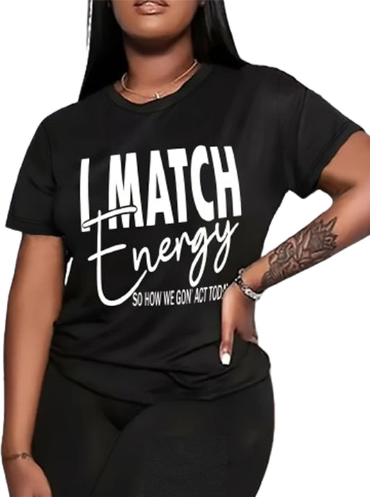 I match energy graphic tee