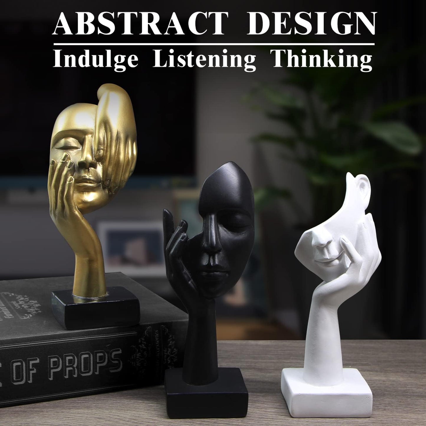 3pcs set modern sculptures