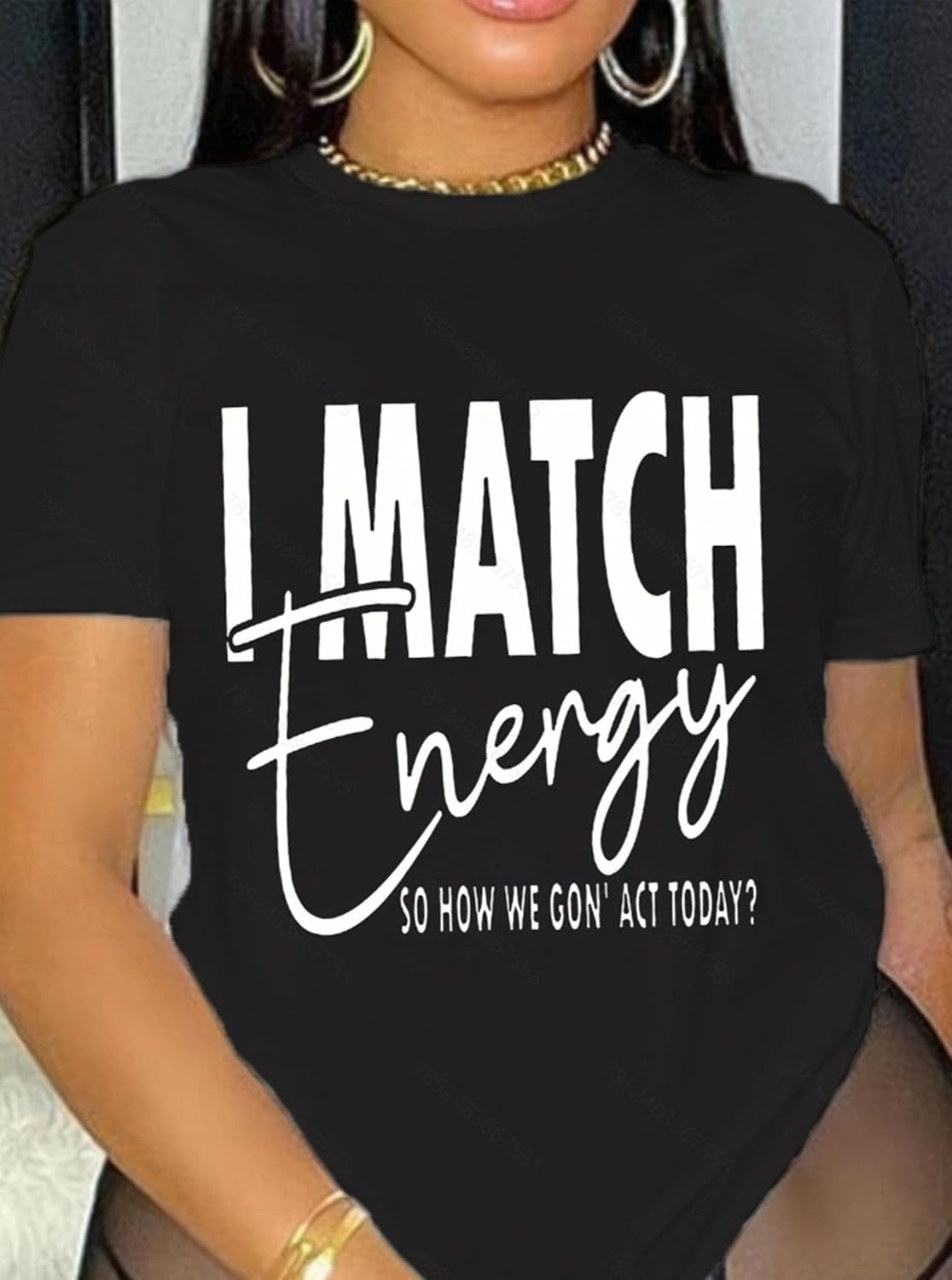 I match energy graphic tee