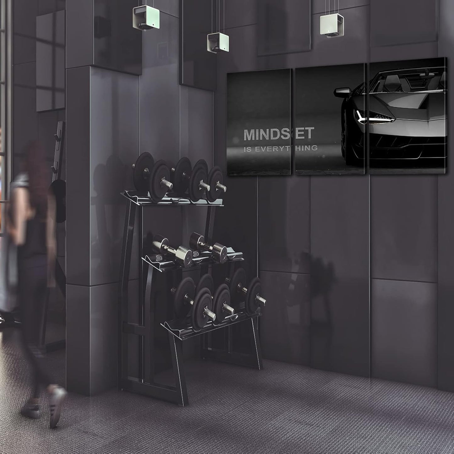 Motivational Lamborghini Posters Set 3 Piece