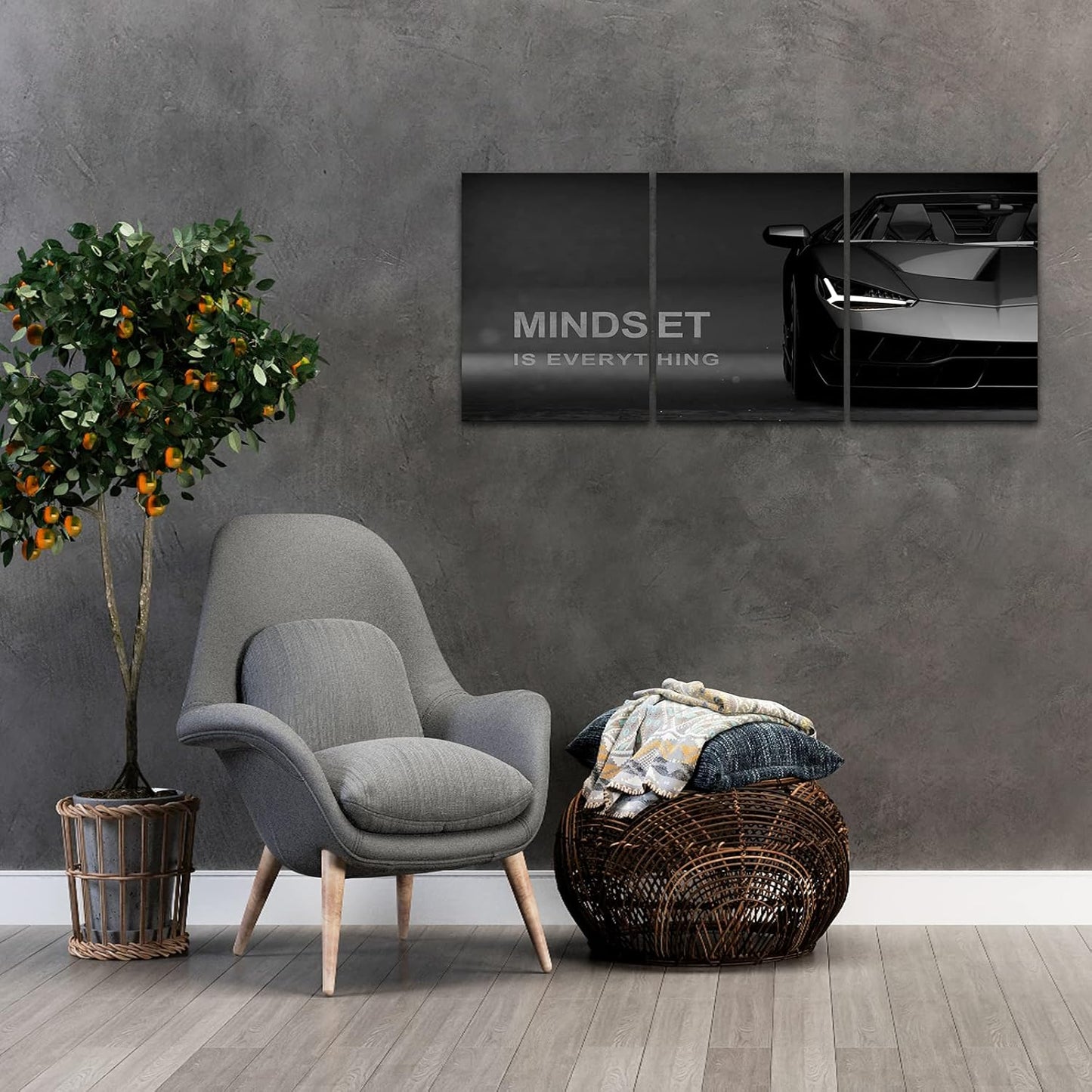 Motivational Lamborghini Posters Set 3 Piece