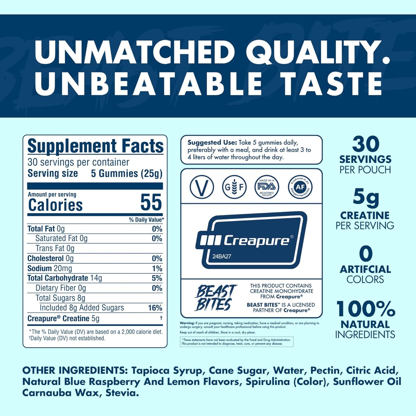 Creatine Infused Gummies - 5G