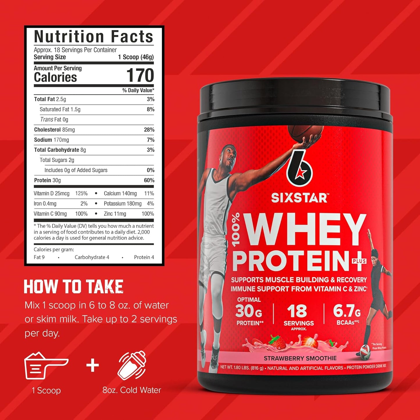 Six Star Whey Protein Powder