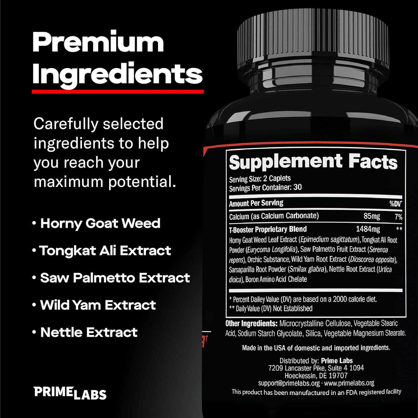 Prime Labs Men'S Testosterone Booster