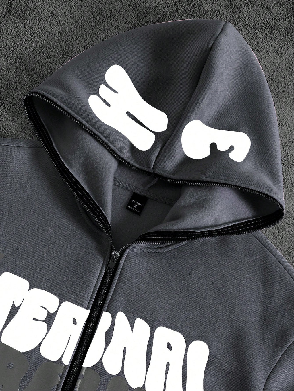 Men's Graphic Hoodie & Sweatpants Set - Manfinity Streetrush Collection