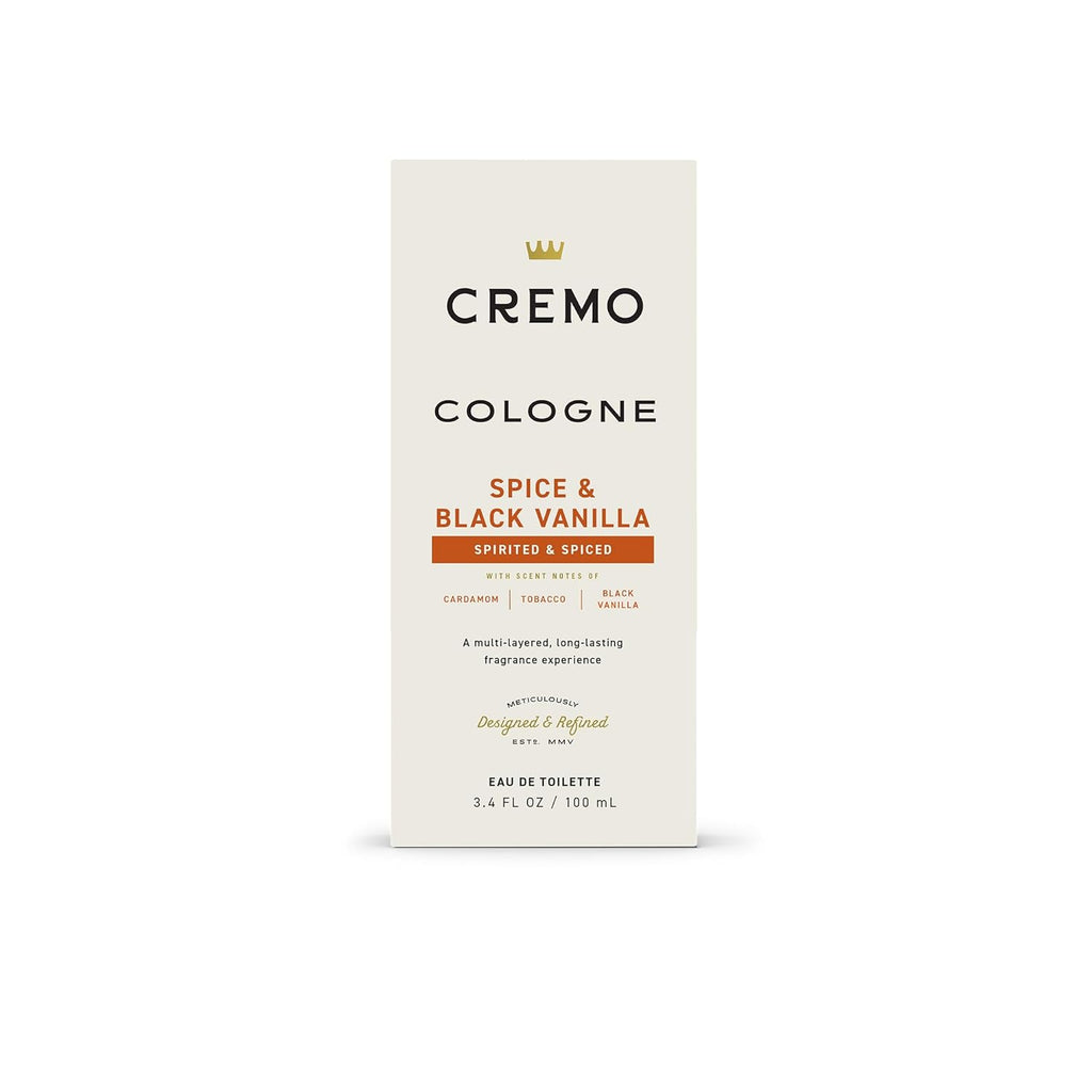 Cologne for Men - Spice & Black Vanilla Mens Cologne Spray - an Explosion of Vibrant Spices, Dark Woods and Black Vanilla, Fragrances for Men, 3.4 Fl Oz