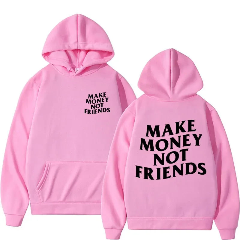 Funny Need Money Letter Print Hoodie Fashion Design Men'S Women'S Sweatshirt Fleece Oversized Couples Casual Streetwear Hoodies