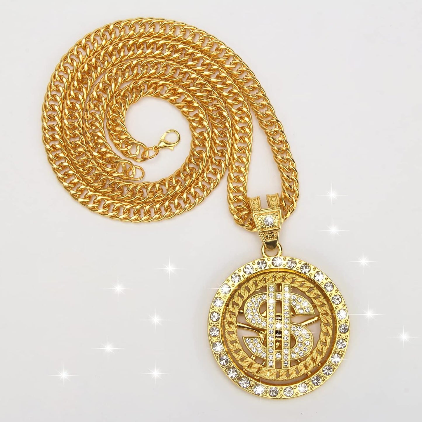 18K Gold Plated Hip Hop Chain Pendant