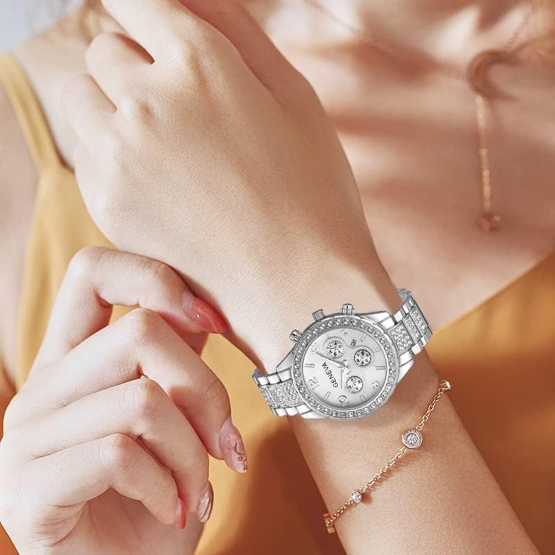 Luxury Unisex Crystal Diamond Watch-Women