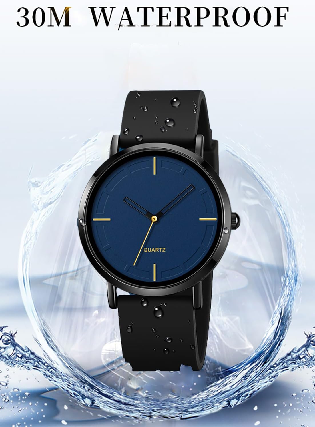 Fashion Simple Analog Quartz Wrist Watches 