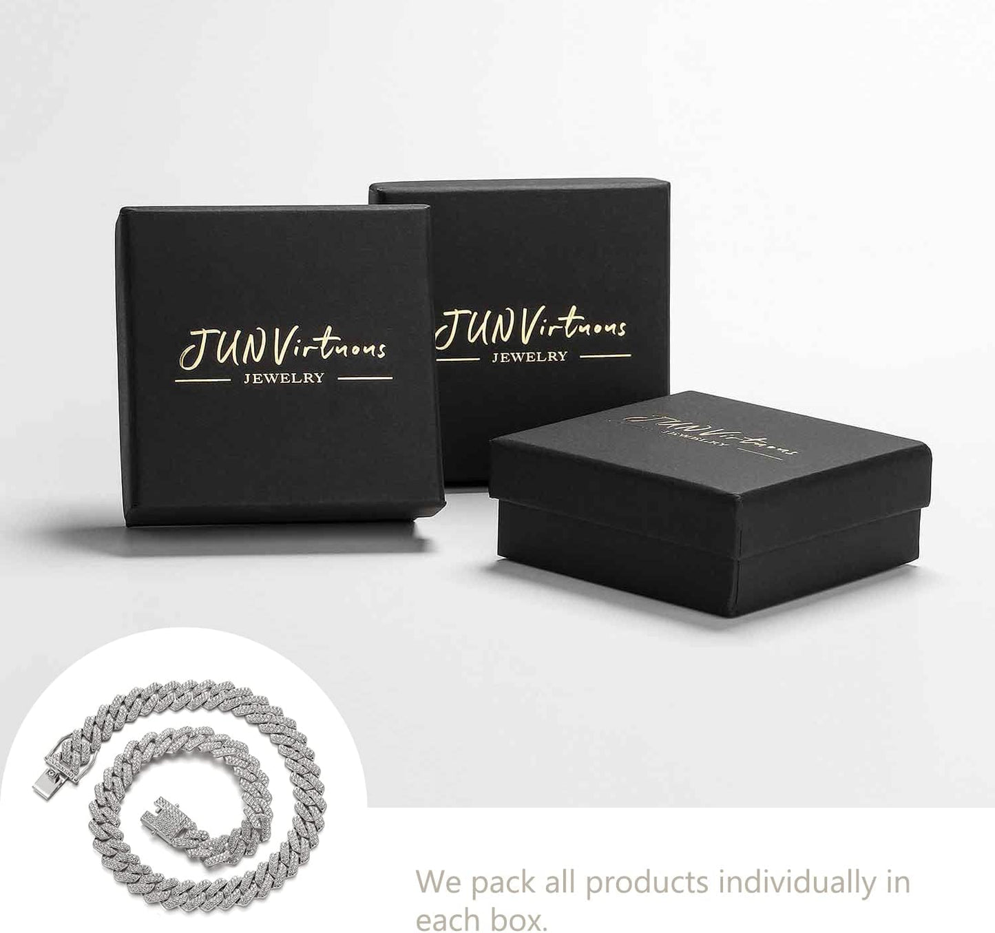 2 Pieces Cuban Link Chain 