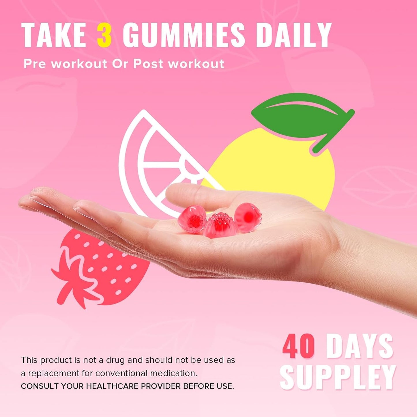 Women's creatine glow gummie's