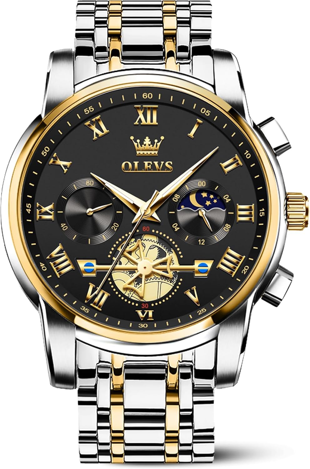  Men Waterproof Luxury Big Face 