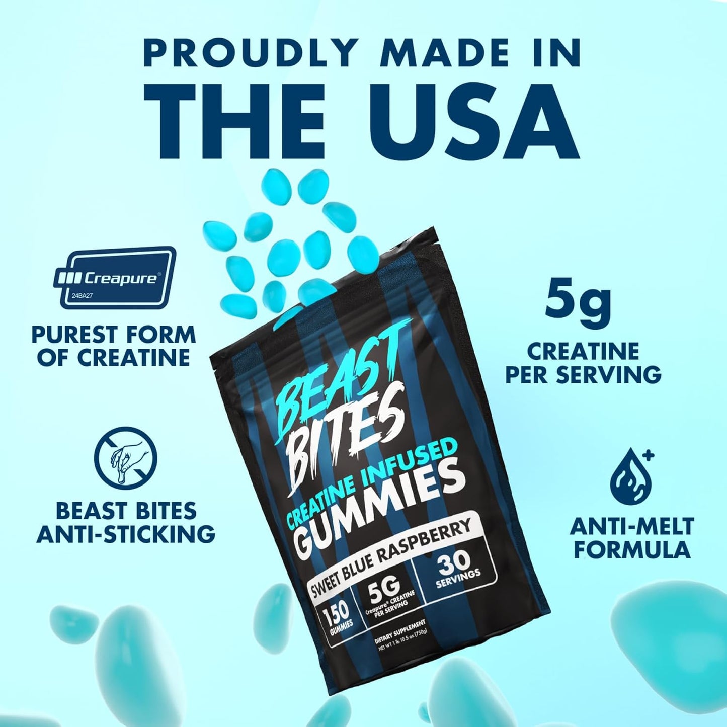 Creatine Infused Gummies - 5G 