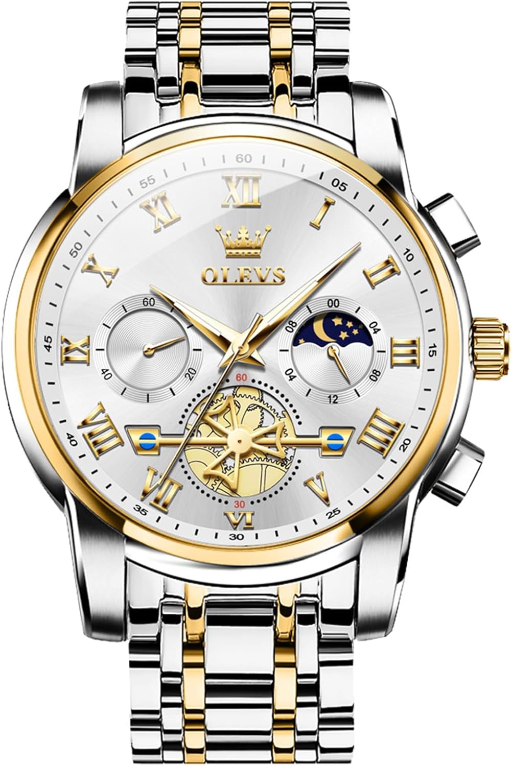  Men Waterproof Luxury Big Face 