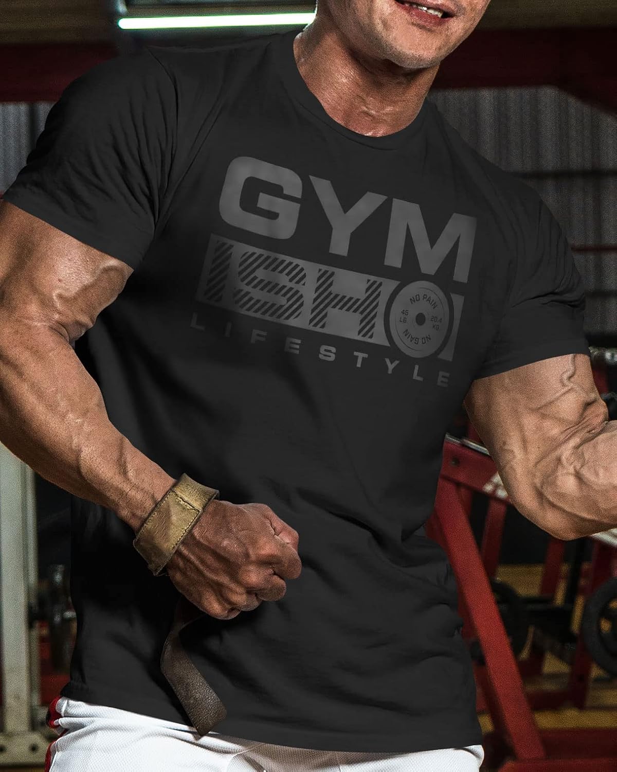 weight lifting-fitted-lifestyle shirt