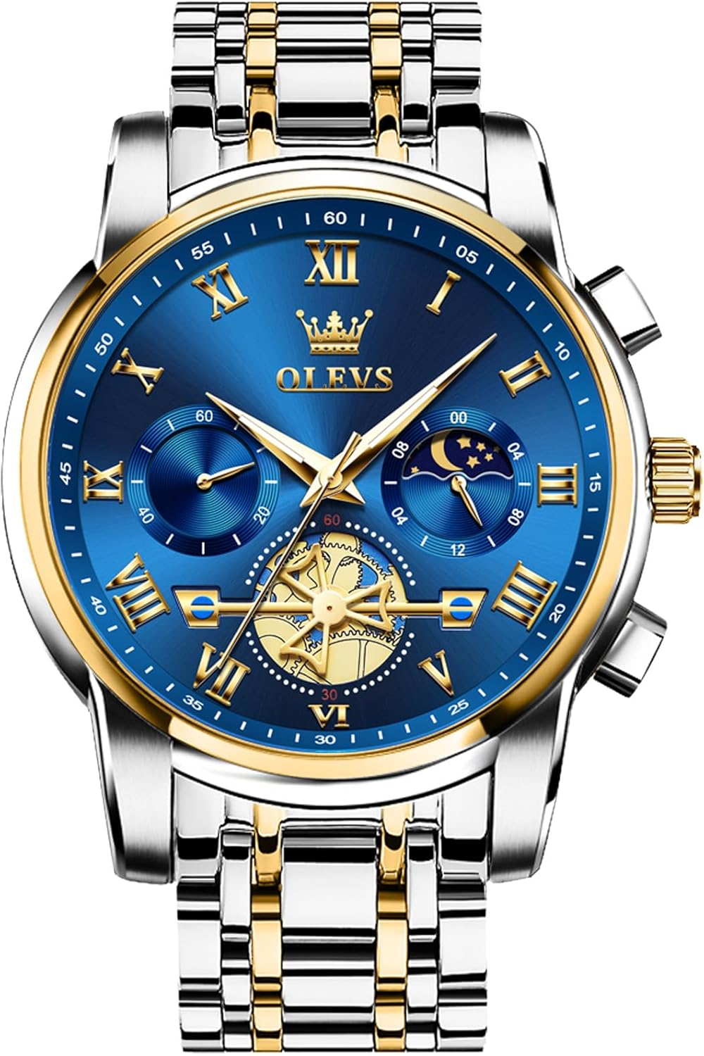  Men Waterproof Luxury Big Face 