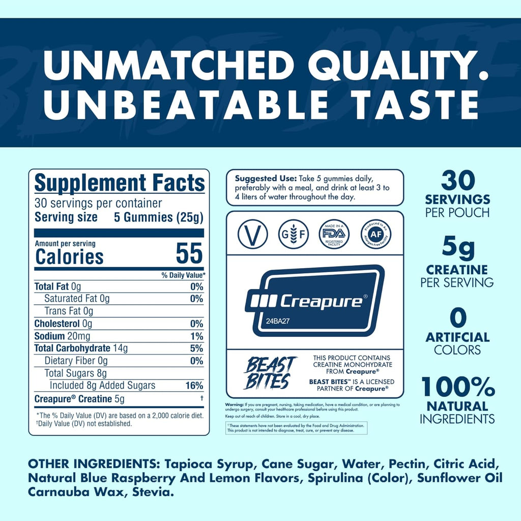 Creatine Infused Gummies - 5G 