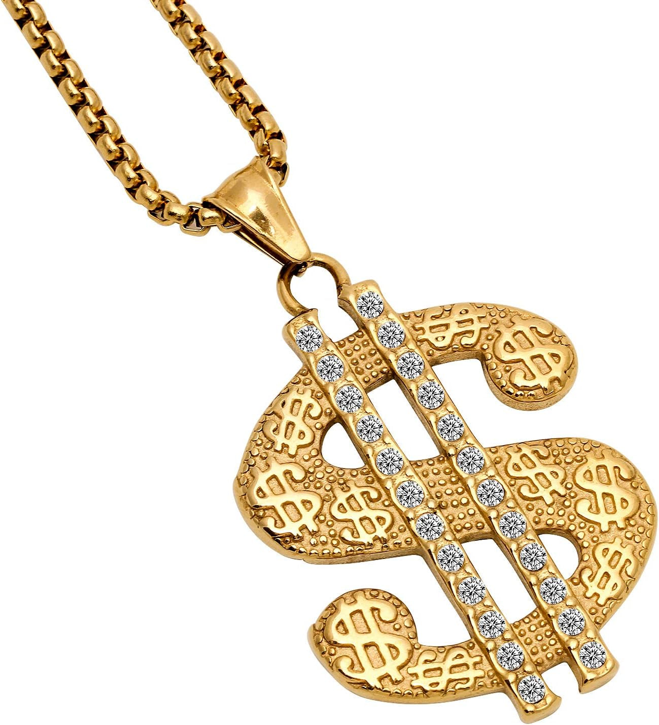 18K Gold Plated Hip Hop Chain Pendant