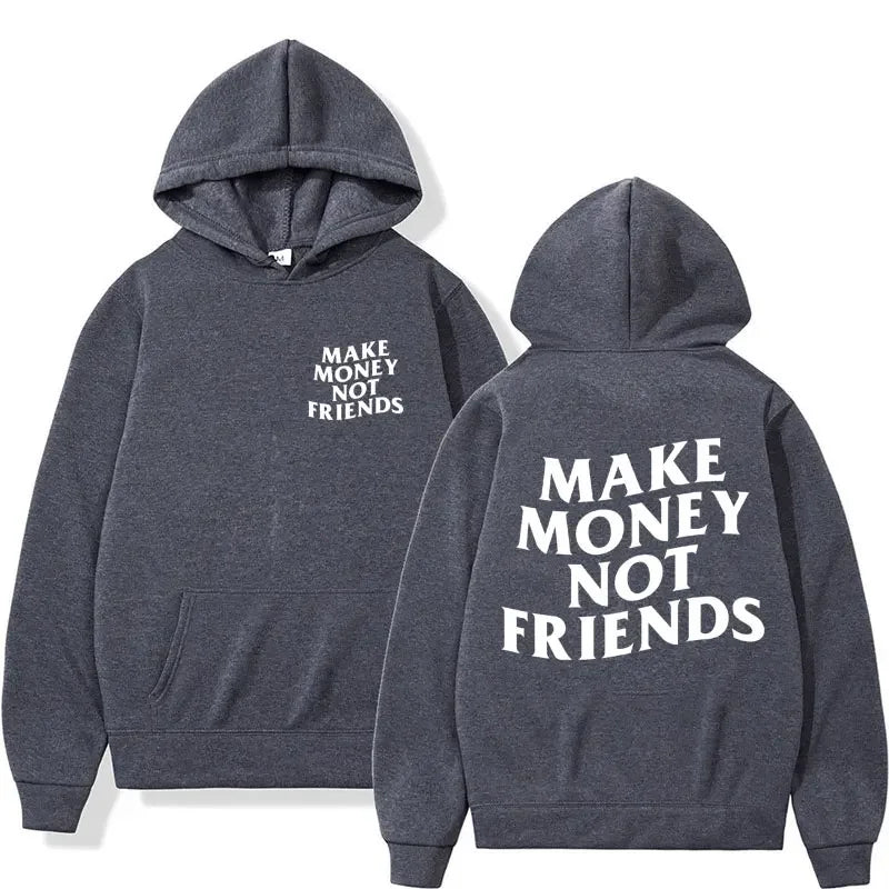Funny Need Money Letter Print Hoodie Fashion Design Men'S Women'S Sweatshirt Fleece Oversized Couples Casual Streetwear Hoodies