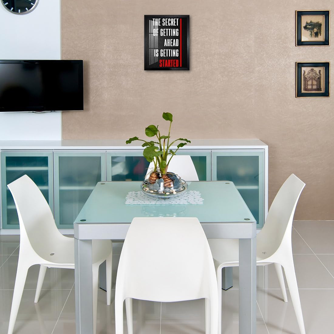 Inspirational Quotes Canvas (10L X 8W, Framed)