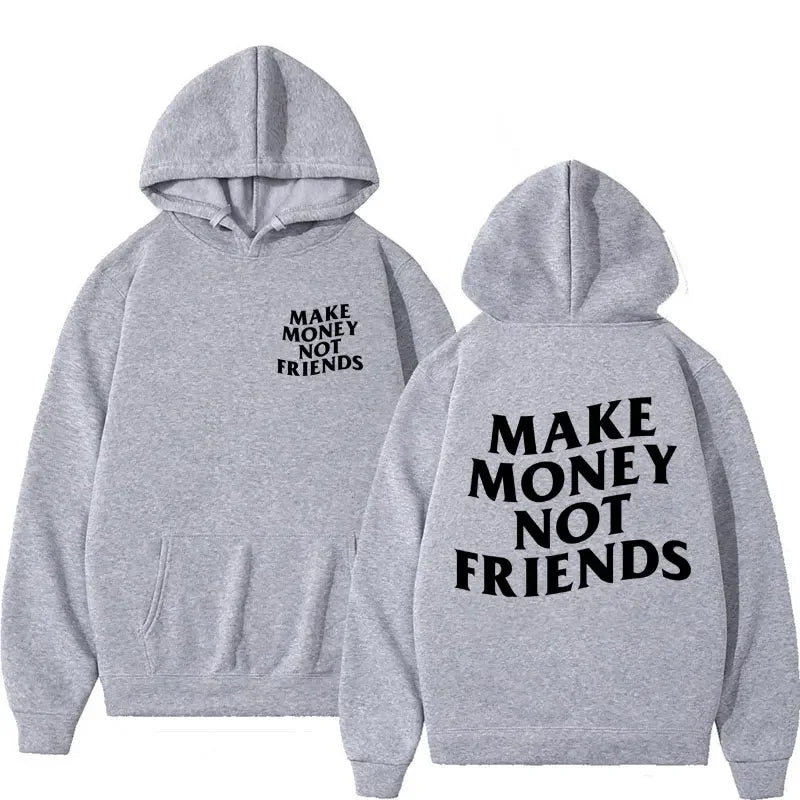 Funny Need Money Letter Print Hoodie Fashion Design Men'S Women'S Sweatshirt Fleece Oversized Couples Casual Streetwear Hoodies