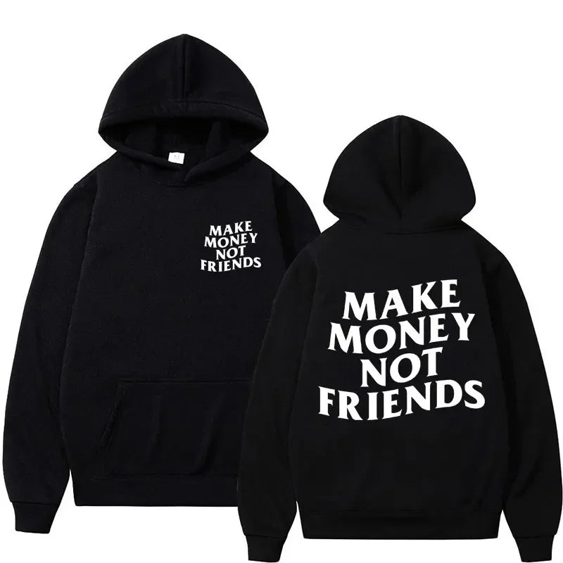 Funny Need Money Letter Print Hoodie Fashion Design Men'S Women'S Sweatshirt Fleece Oversized Couples Casual Streetwear Hoodies