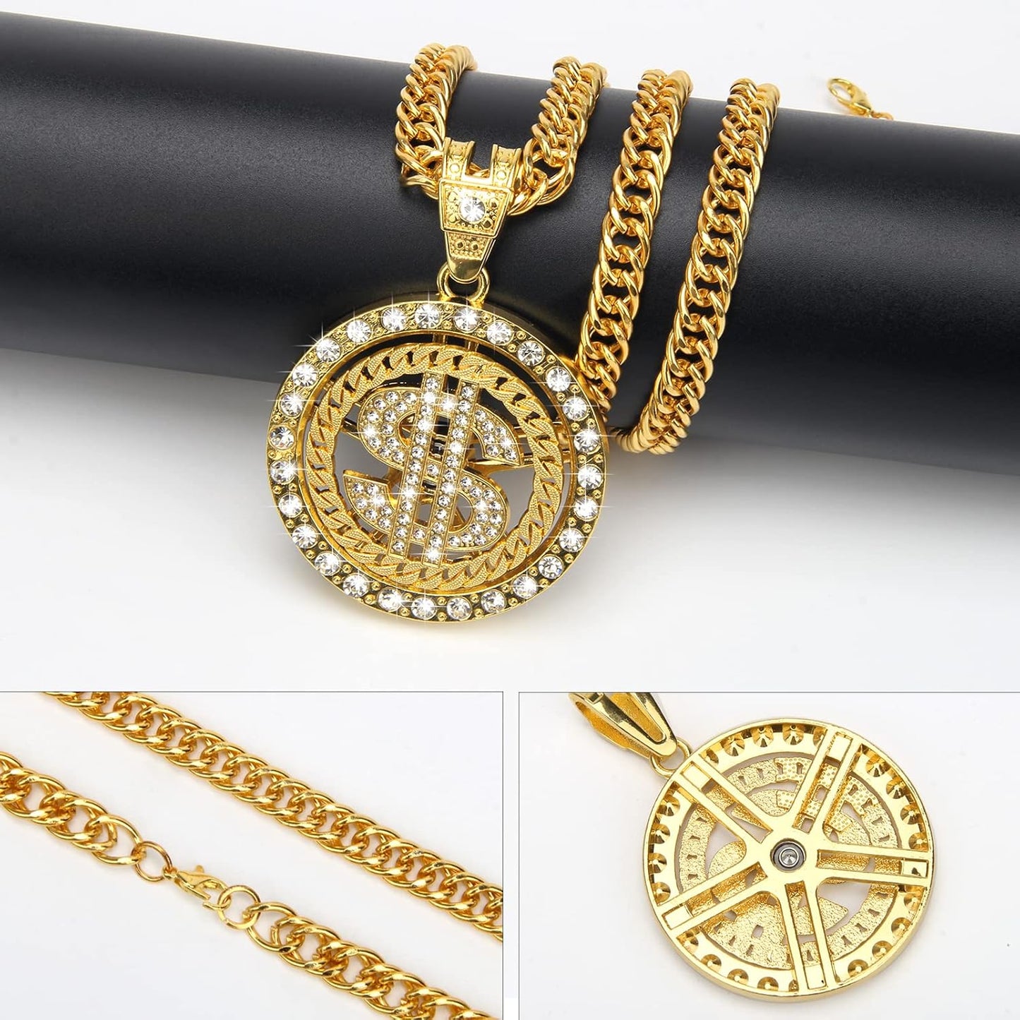 18K Gold Plated Hip Hop Chain Pendant